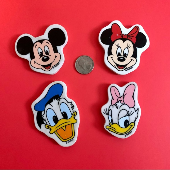 Disney Mickey & Minnie, Donald & Daisy Erasers - Picture 3 of 3